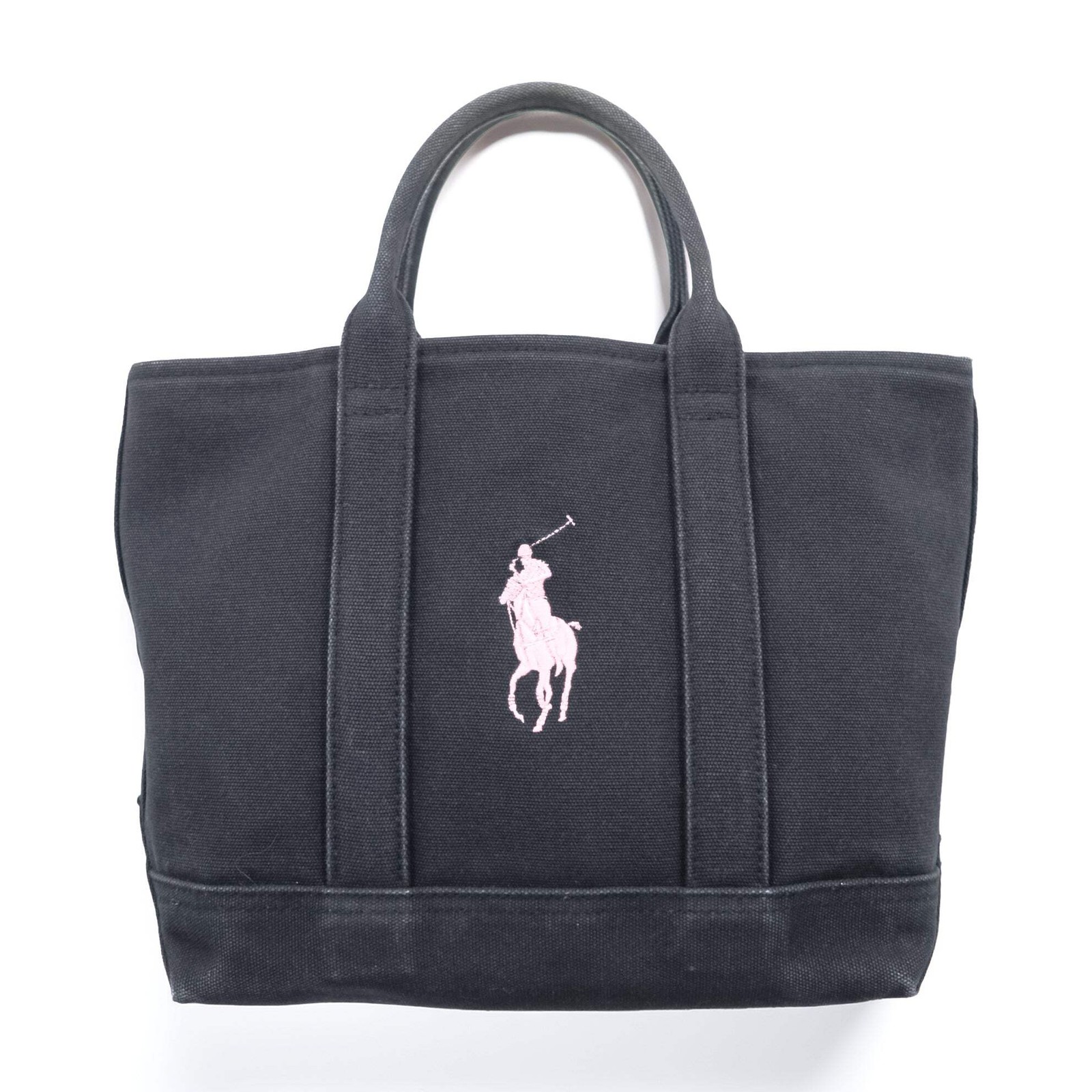 Ralph Lauren Canvas Pony Embroidery Tote Bag