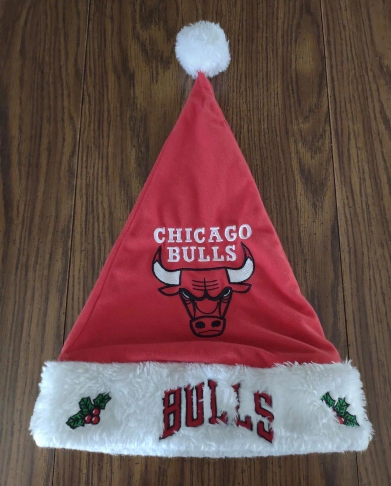 NBA Chicago Bulls Baseketball Santa Claus Christmas Hat