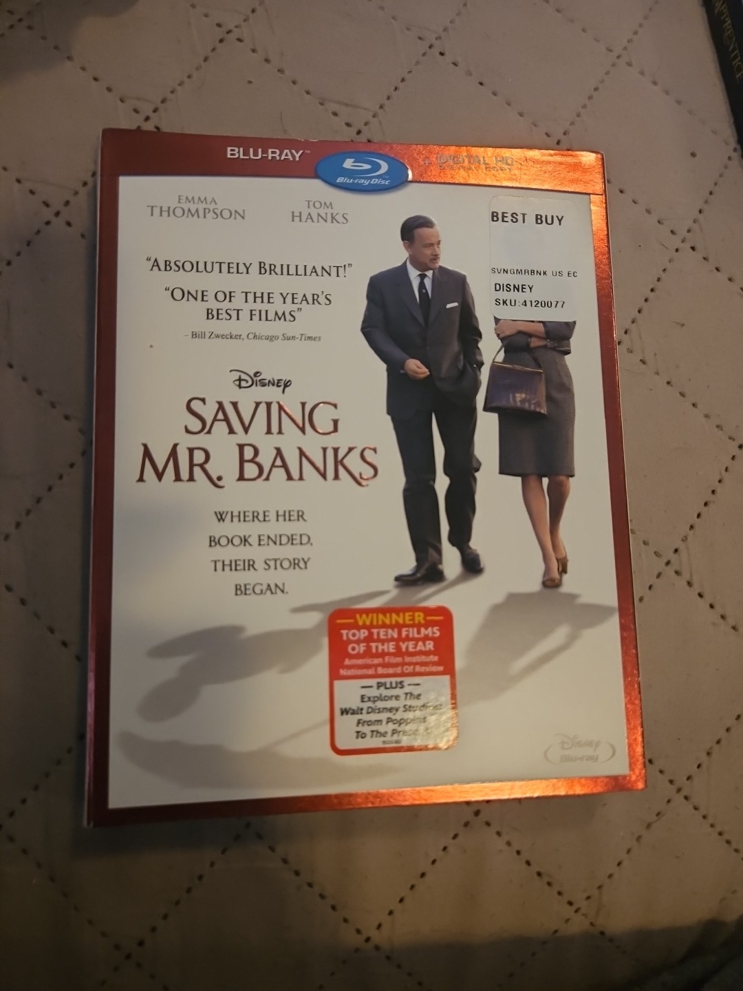 Saving Mr. Banks (Blu-ray, 2013) W SLIPCOVER 