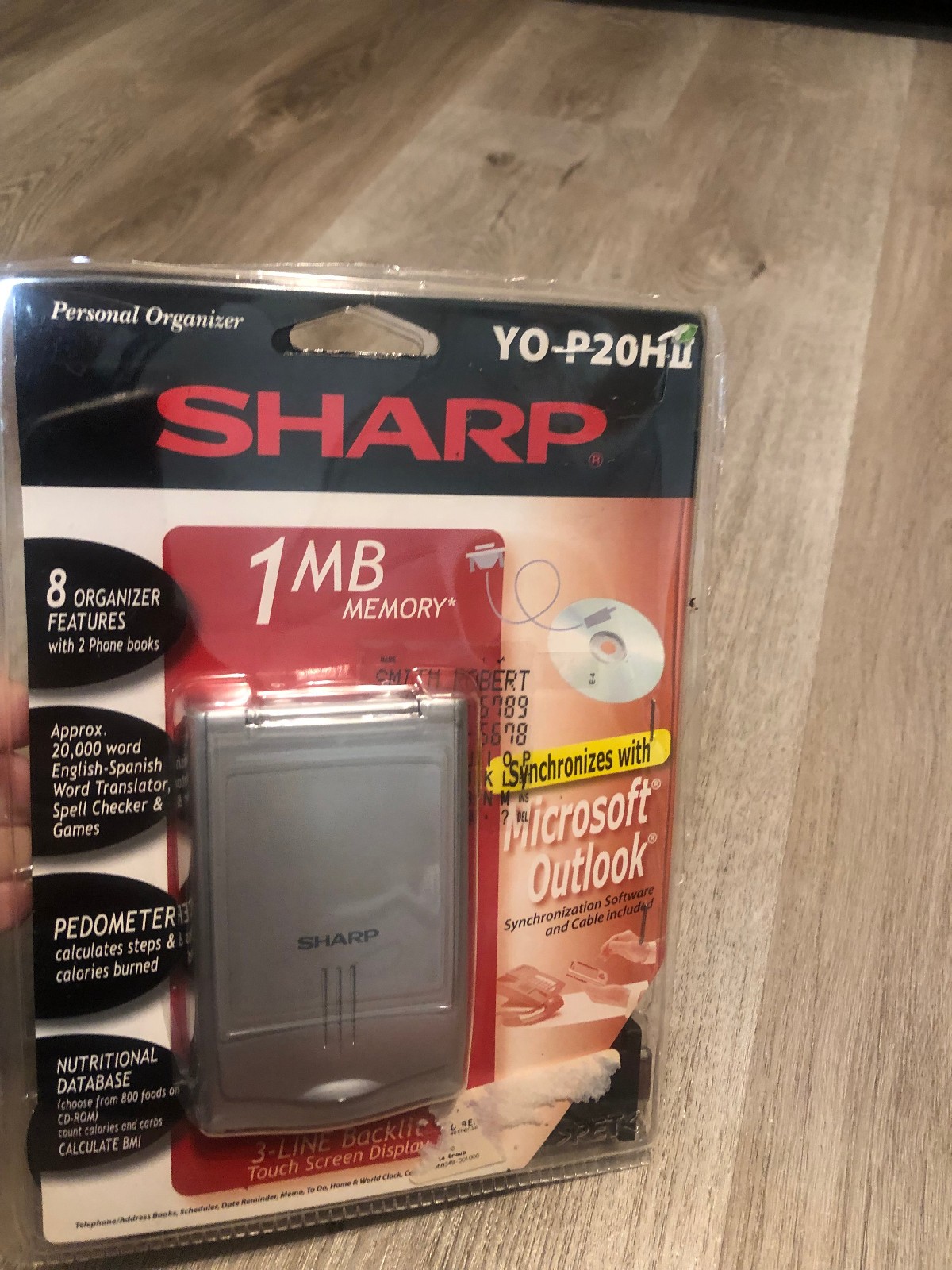 Sharp Personal Organizer YO-P20 768KB Memory Touch Screen New Old Stock Sealed