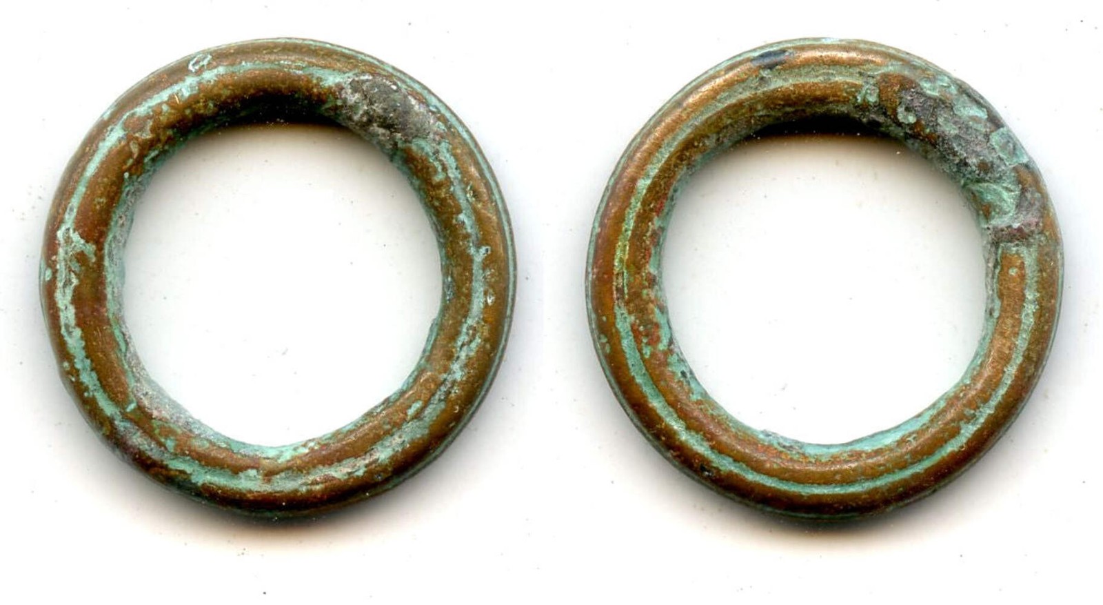 Scarcer ancient Celtic ring money w/groove, Danube region, c.500-100 BC