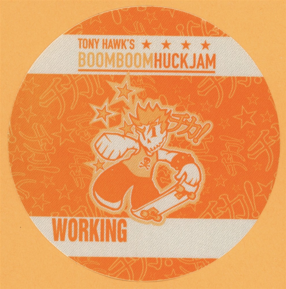 Tony Hawk 2002 Boom Boom Huck Jam Working Backstage Pass 