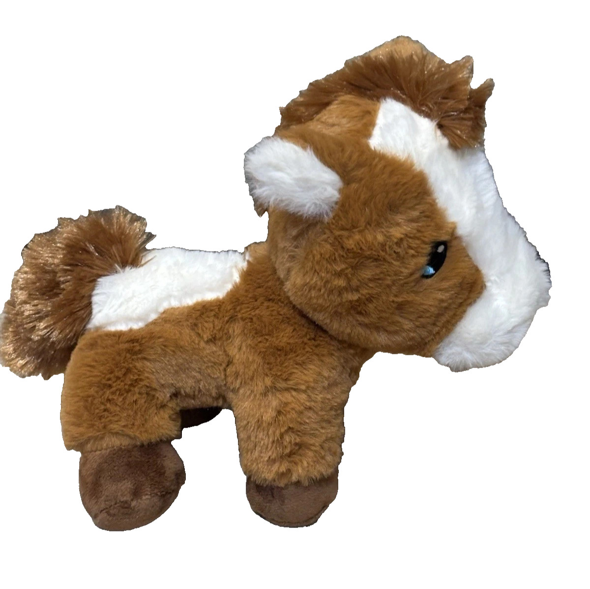 Way To Celebrate Small 8" Brown White Horse Plush