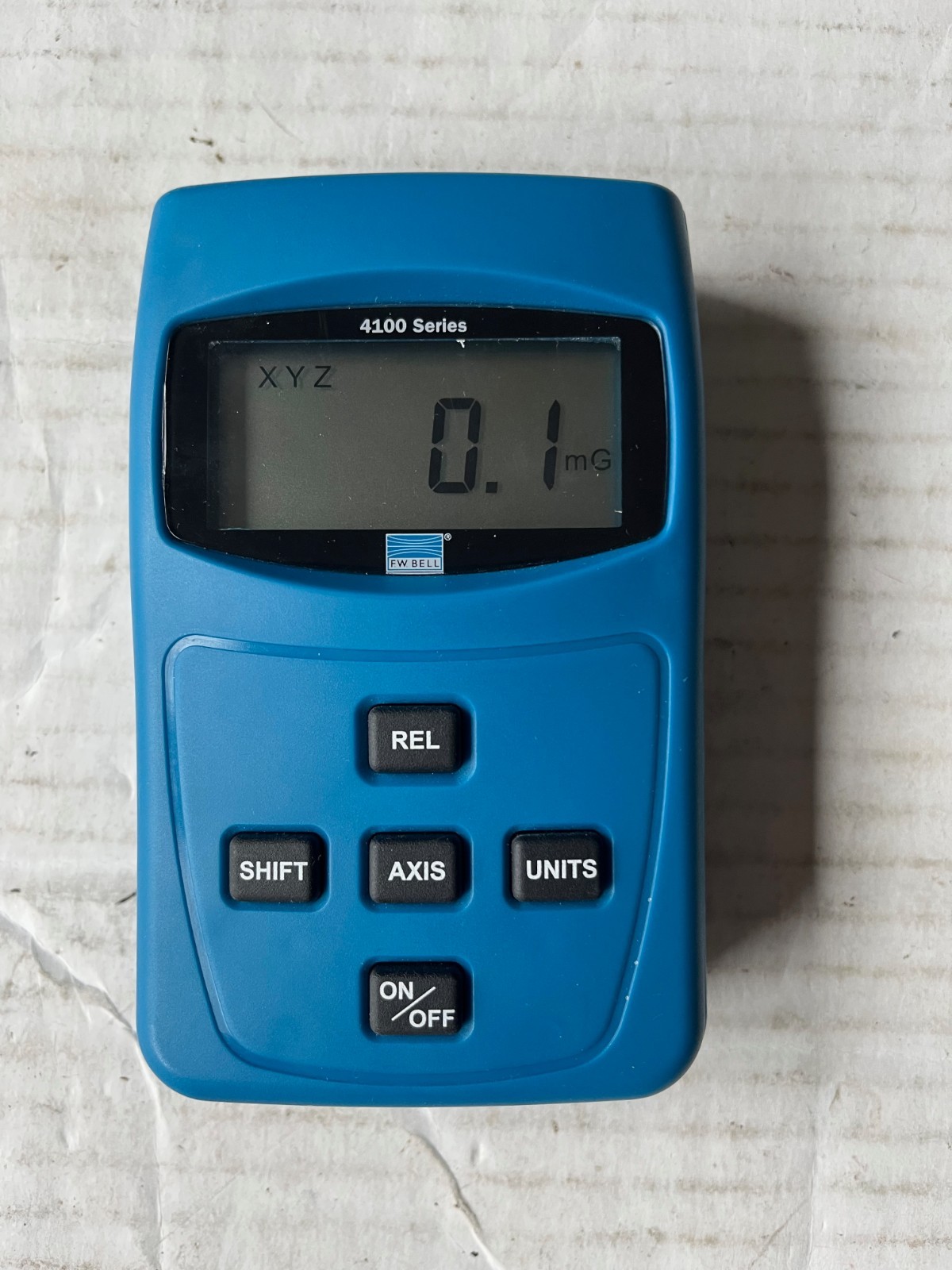 F.W. Bell 4100 Series Digital ELF Gauss Meter (FW, 3 Axis, 4180 r1.02, Handheld)