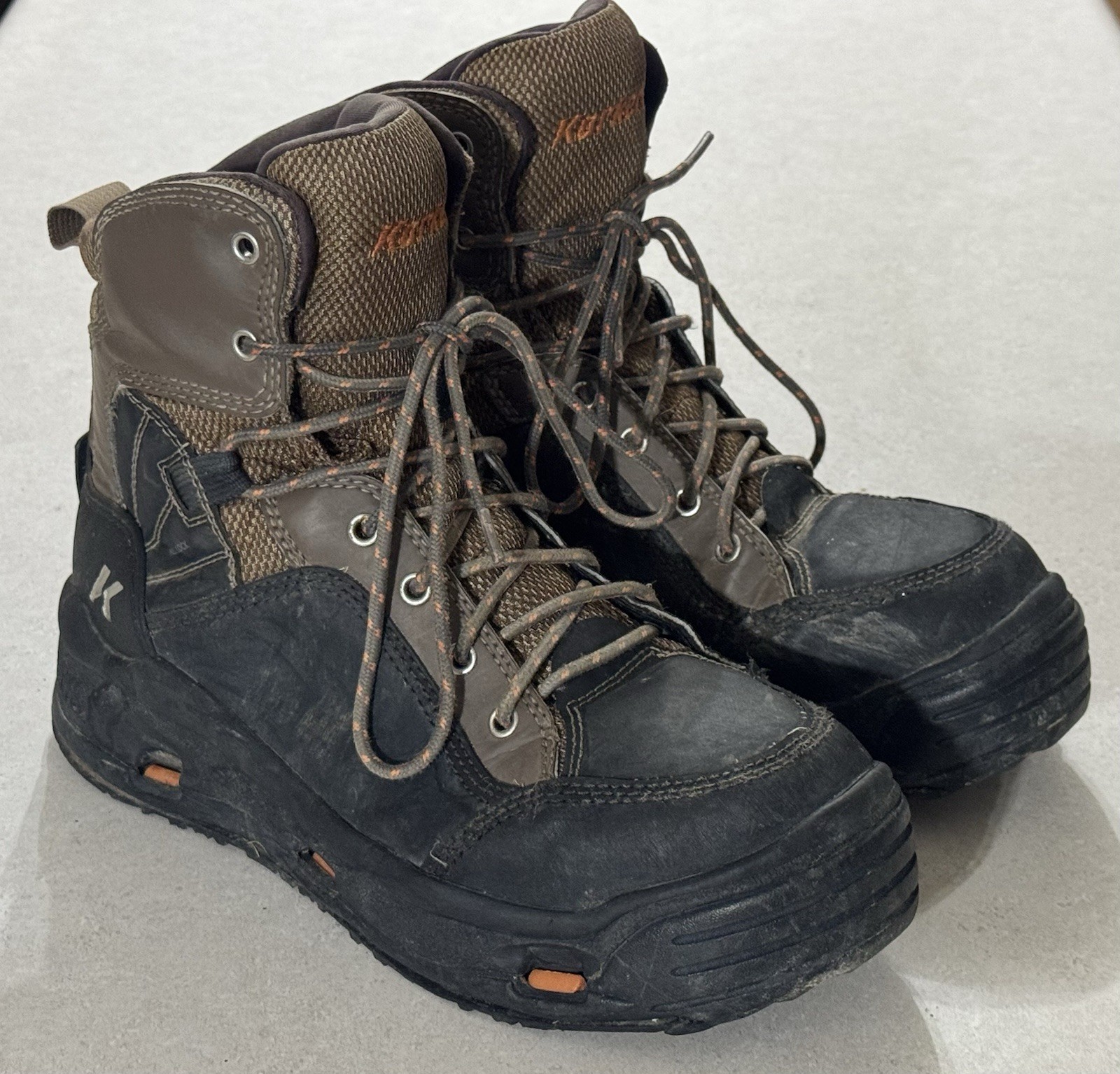 Korkers Buck Skin Wading Boots Size 12