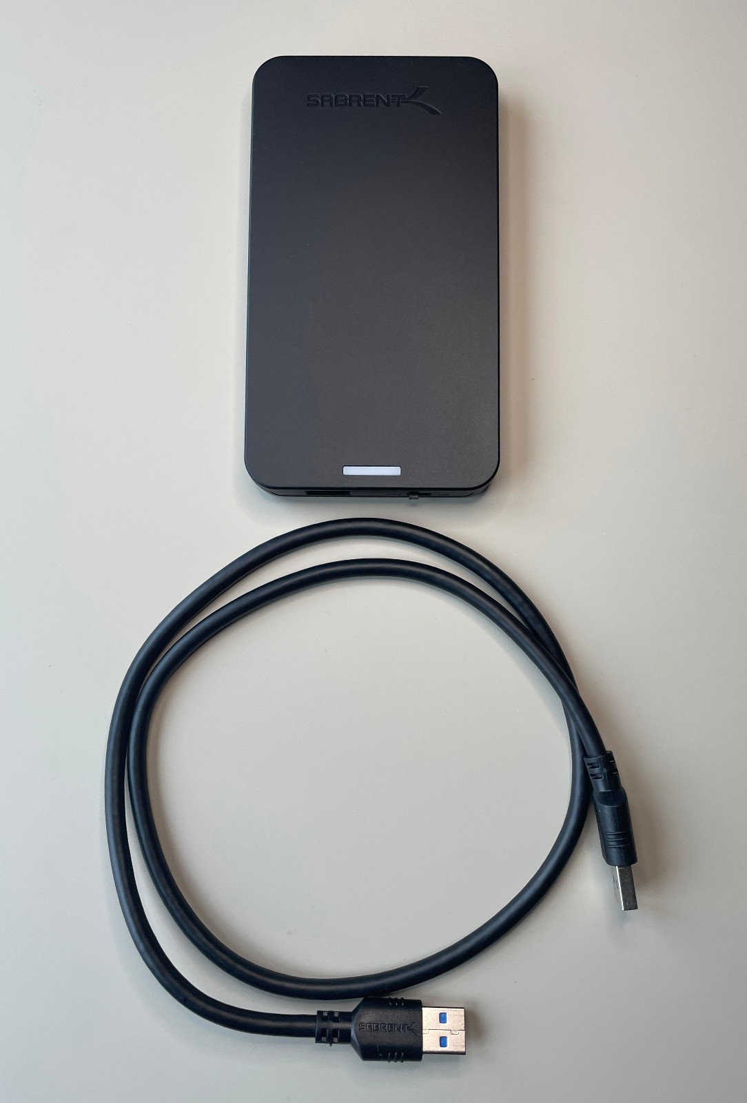 Sabrent 2.5" SATA SSD Hard Drive USB 3.0 Enclosure, Black (EC-UASP)