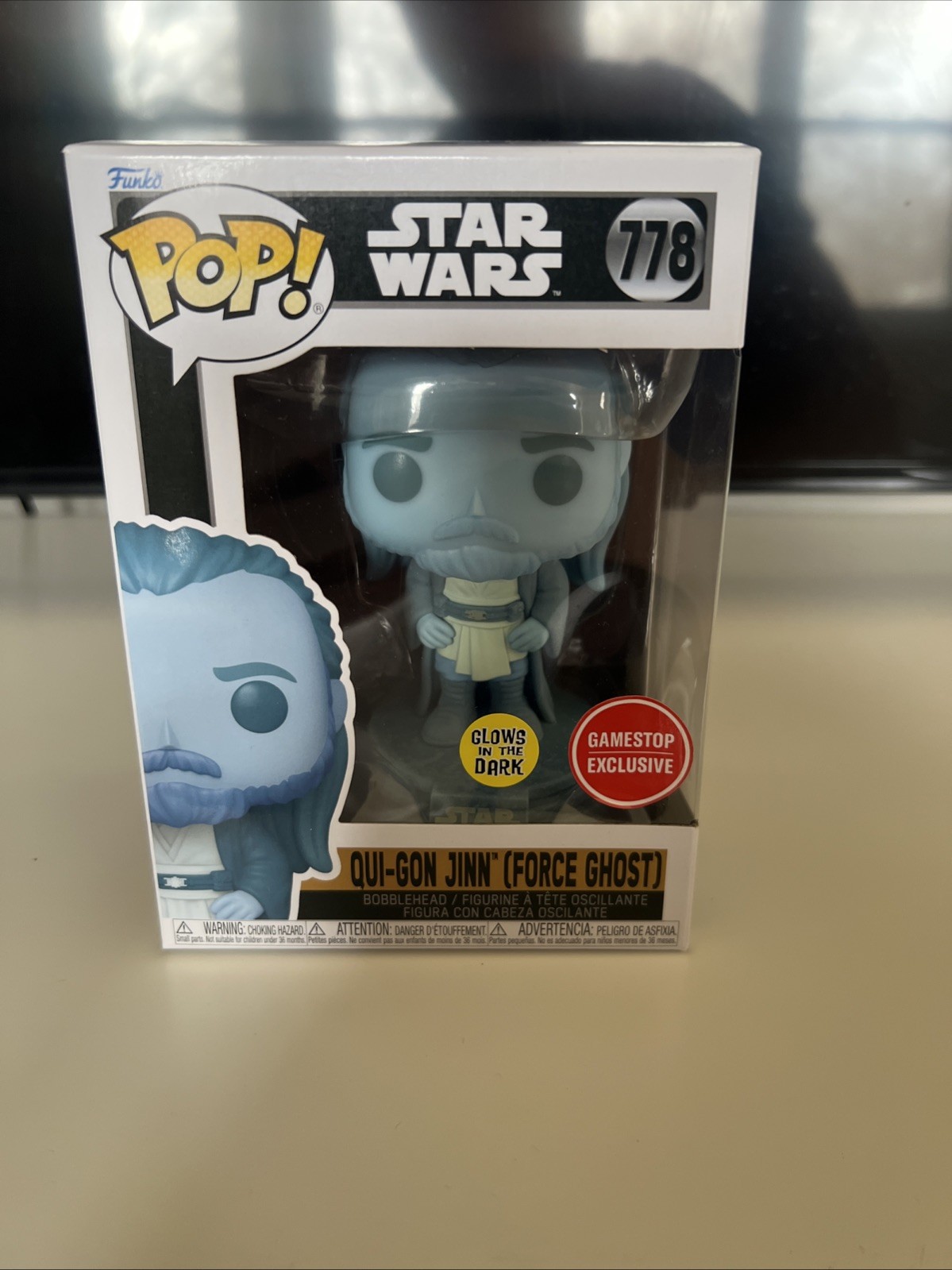 Funko Pop! Vinyl: Star Wars Qui-Gon Jinn (Force Ghost) GameStop (Exclusive) #778