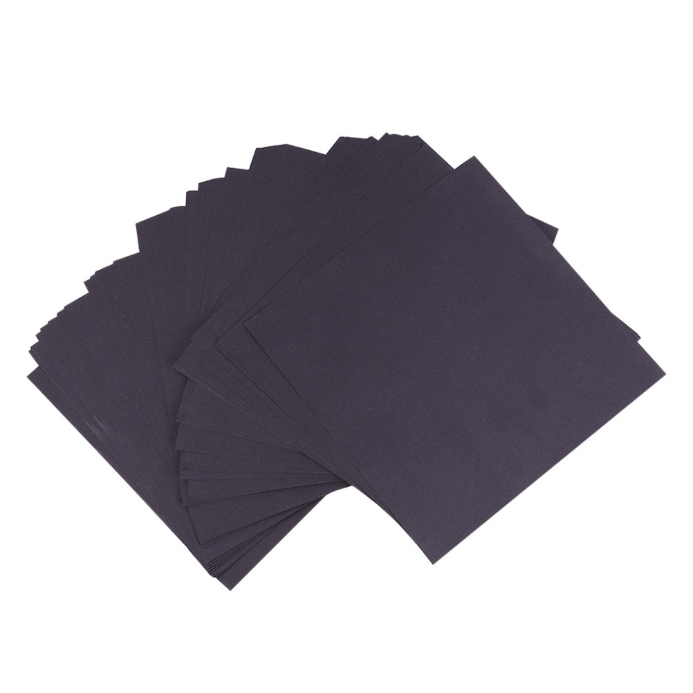  100pcs Black Origami Paper Square Folding Paper DIY Handcraft Paper for Paper