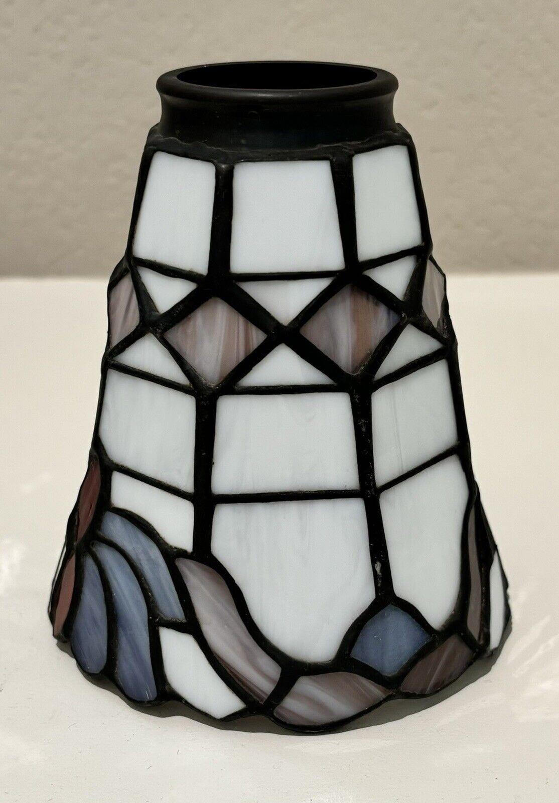 Vintage Tulip Shape  Slag Glass Lamp Shade For Small Lamp Pendant Light