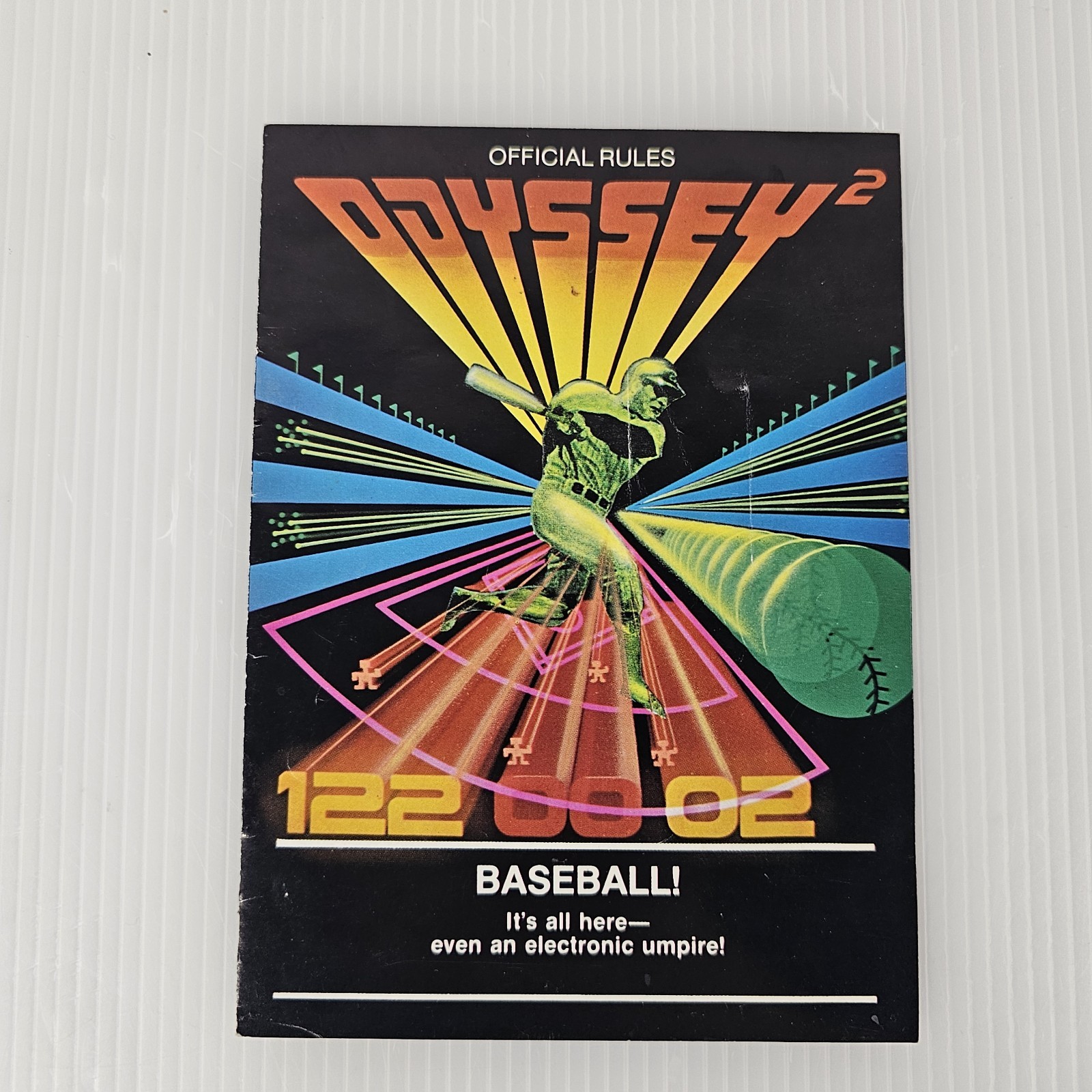 Odyssey 2 Magnavox Baseball MANUAL ONLY 