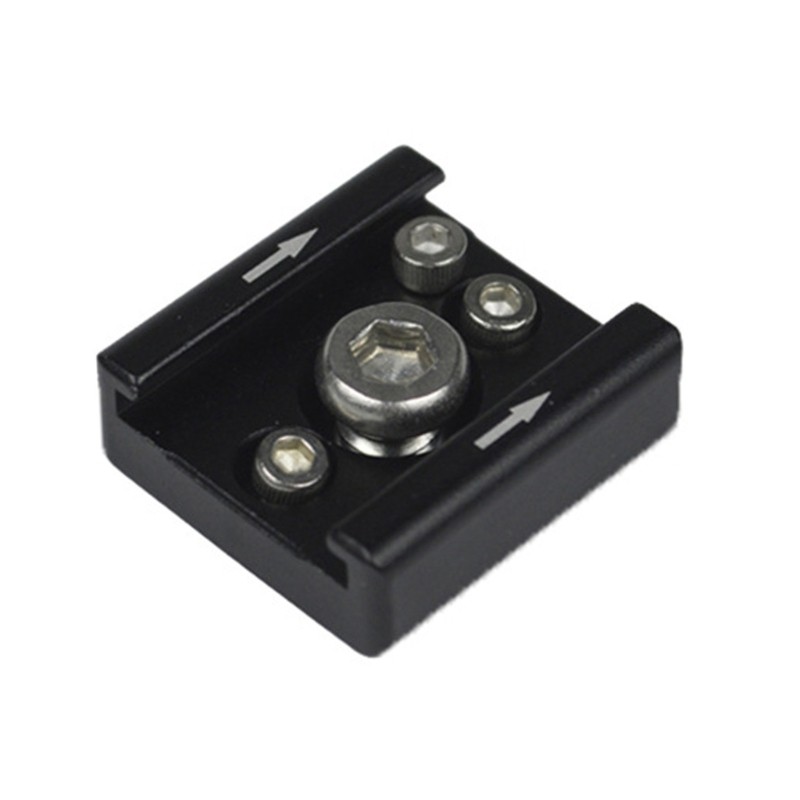 Aluminum Alloy Cold Shoe Adapter Mount Base for Cameras Equipment Expansion