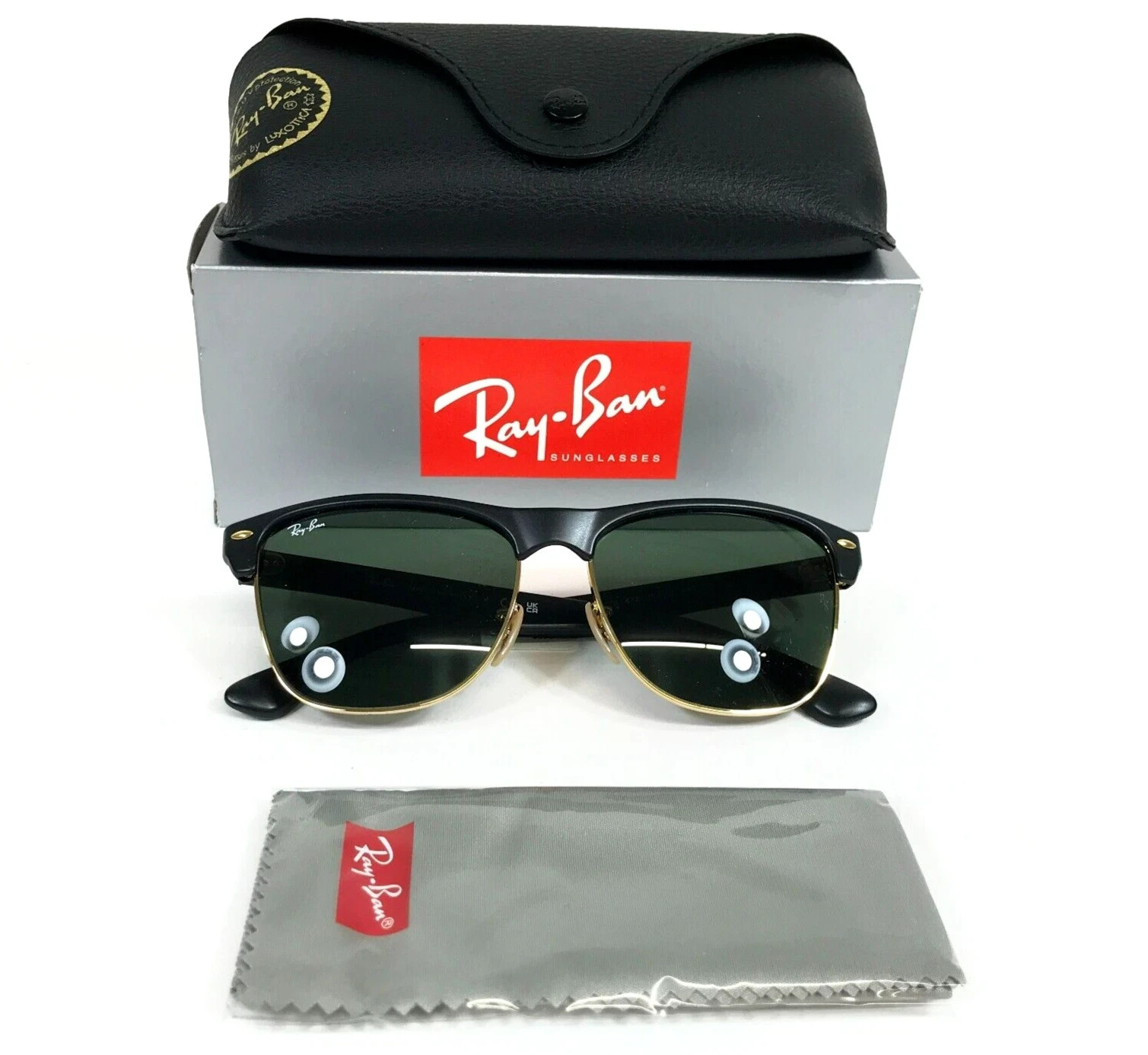 Ray-Ban Sunglasses RB4175 877 Clubmaster Oversized Matte Black