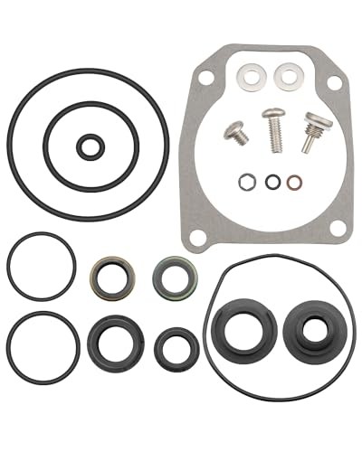 433550 Gearcase Seal Kit Fit for Johnson Evinrude 40HP 48HP 50HP 2-Stroke 