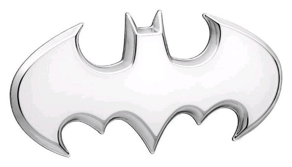 Batman - Batwing 3D Fan Emblem (Chrome) - Fan Emblems