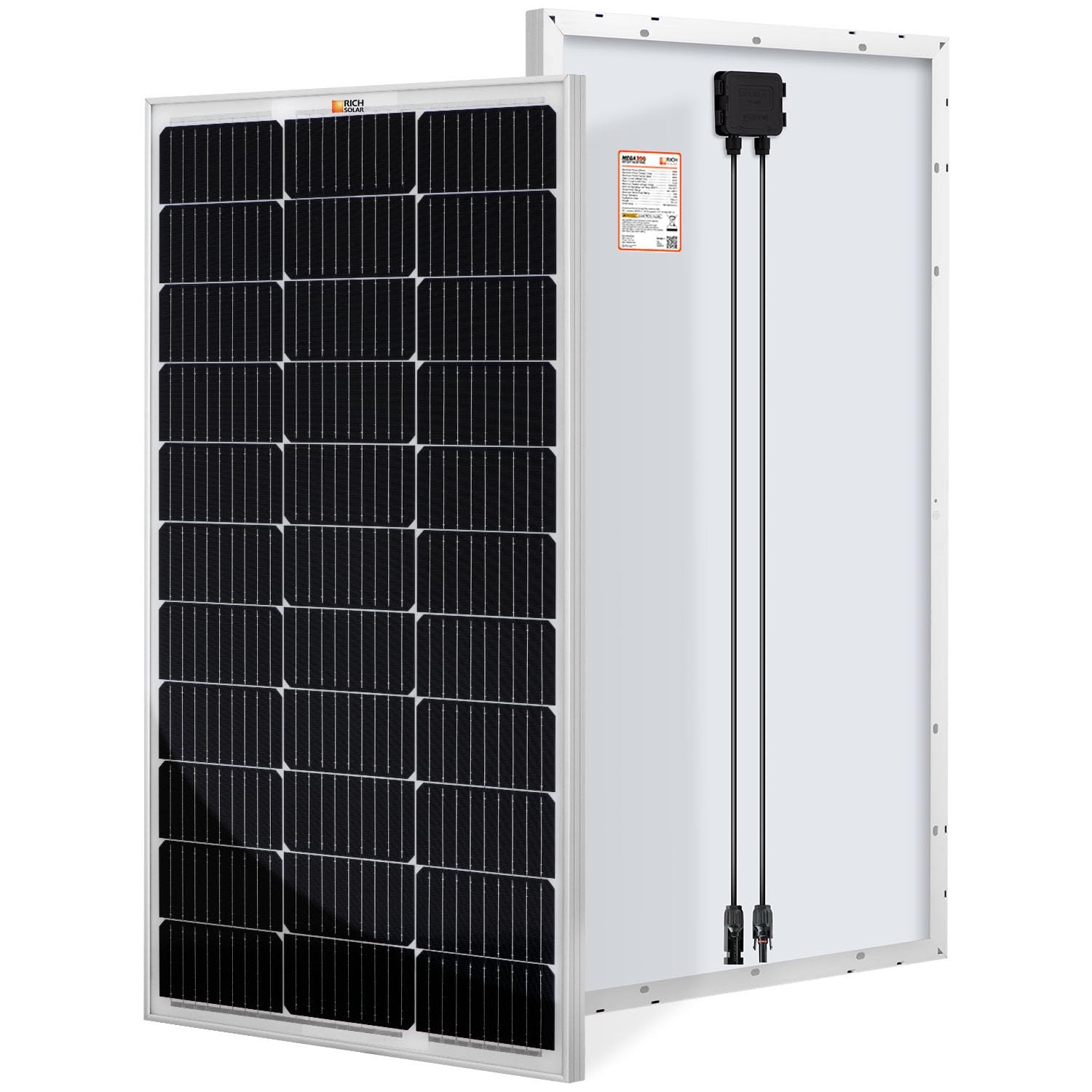 Rich Solar RSM100SLB Mega 100 Slim - Black 100w