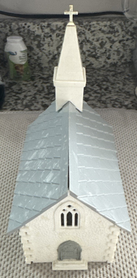 Vintage Plasticville HO Gauge Church