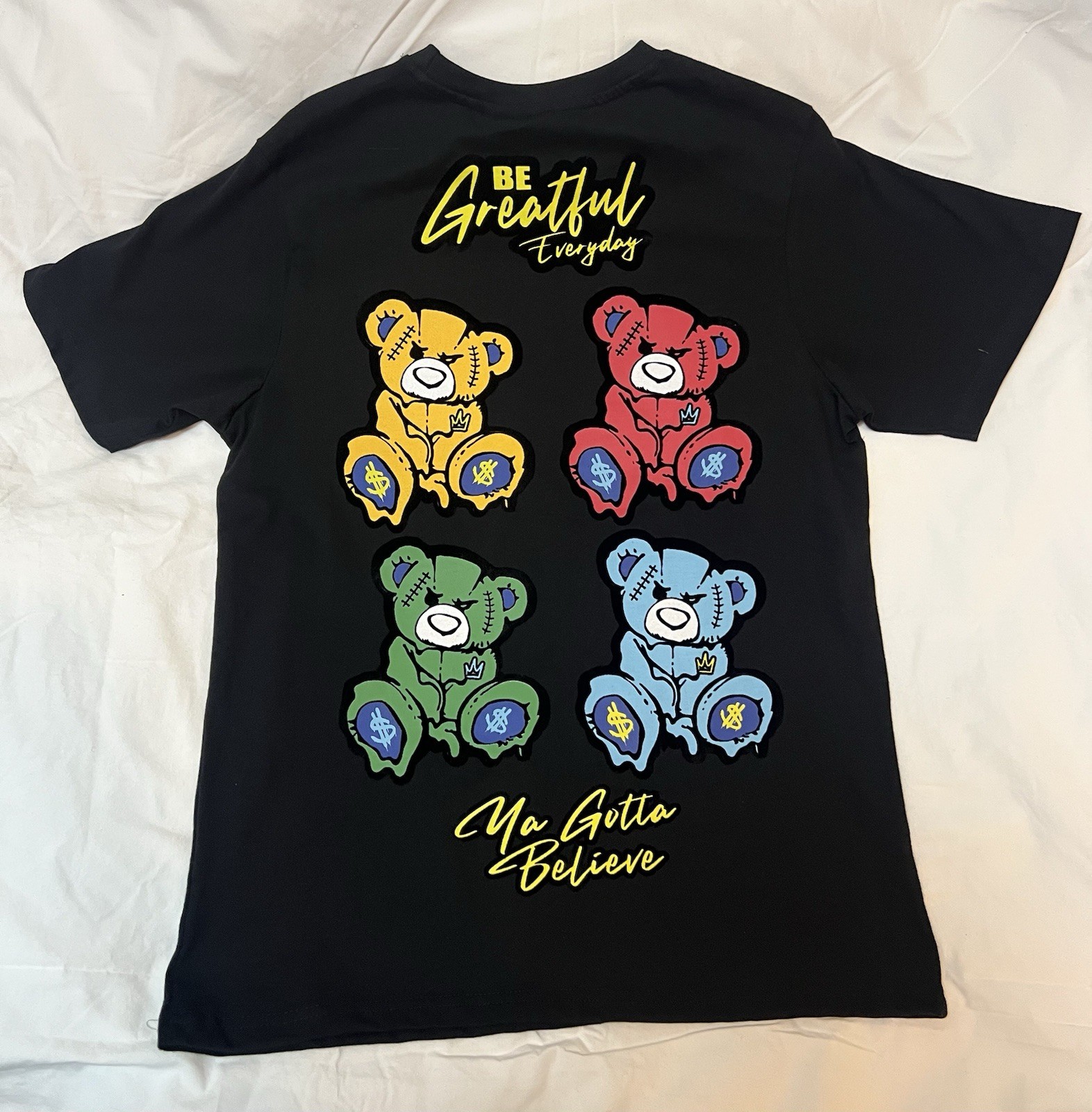 Custom Printed Bear T Shirt Brand "Super Massive "