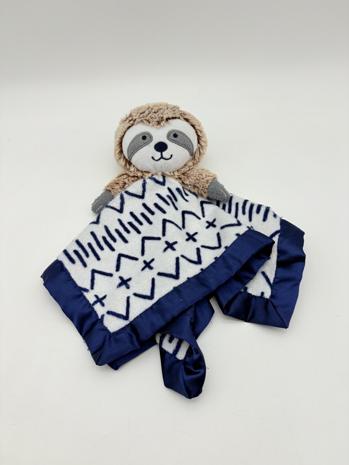 Cloud Island Sloth Lovey Security Blanket Plush Baby Doll White Target Toy 9