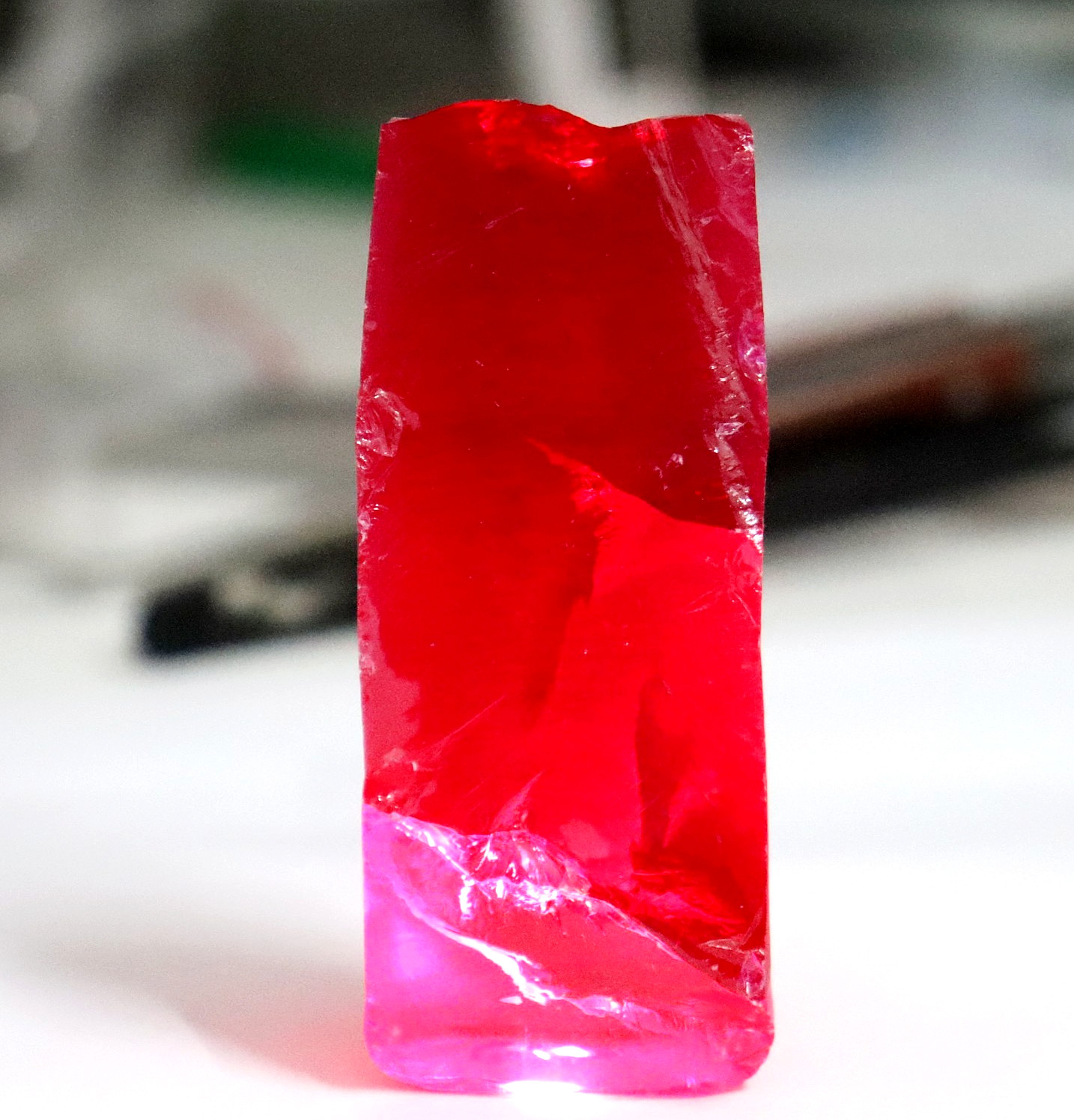 392 Ct Certified Gemstone GGI Natural Red Ruby Uncut Shape African Ruby Rough