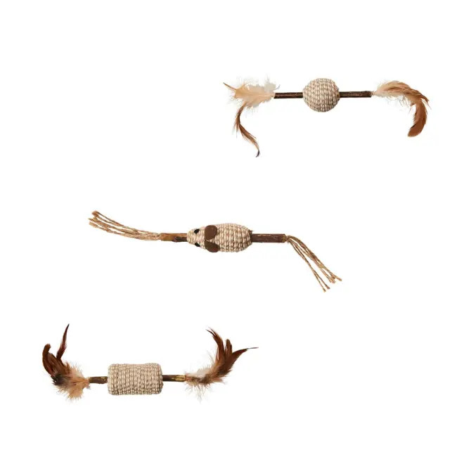 Ethical Products Silvervine Cord Stick Assorted Cat Toy