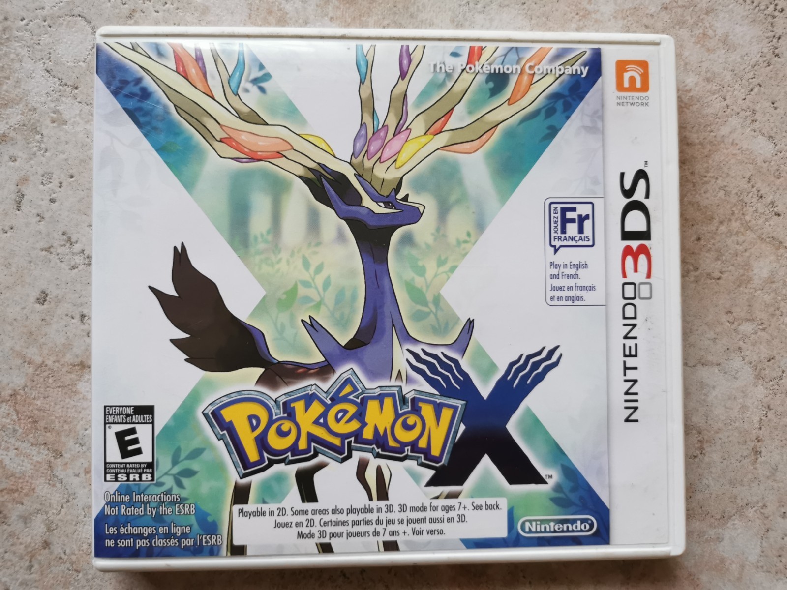 Pokemon X Nintendo 3DS (NO GAME) CASE AND MANUALS ONLY Authentic