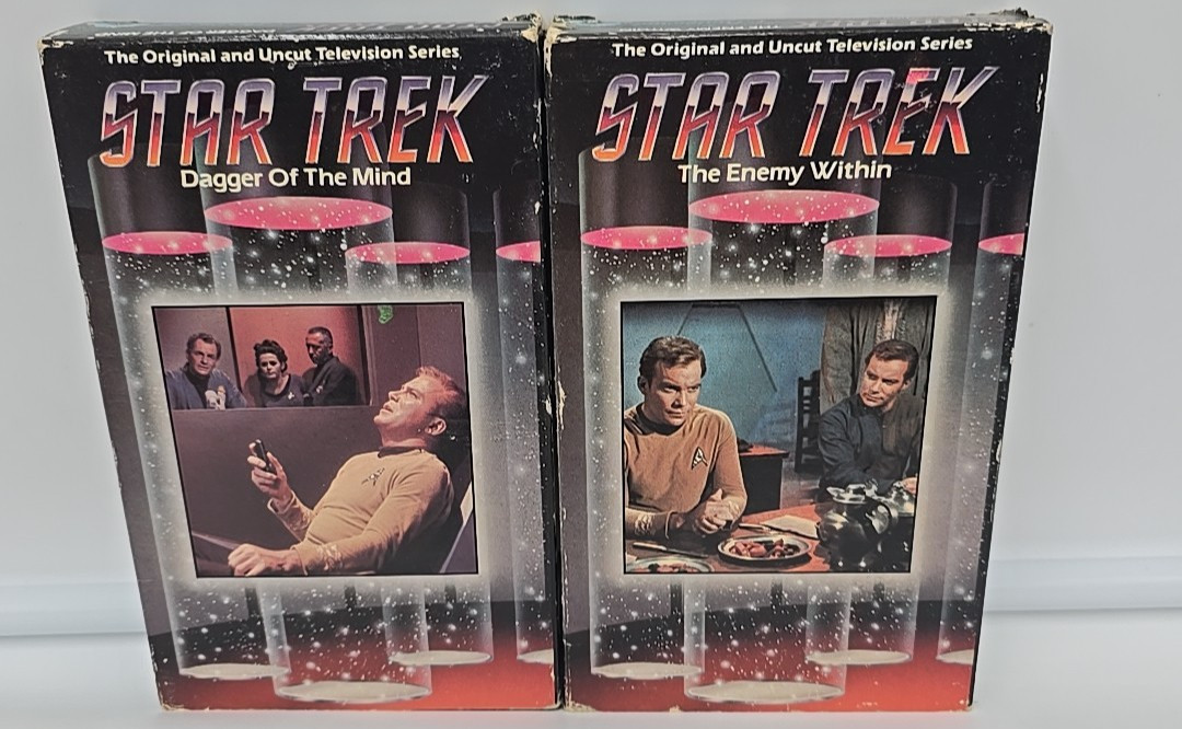2 Star Trek 1966 Betamax NOT VHS The Enemy Within Dagger of the Mind Shatner
