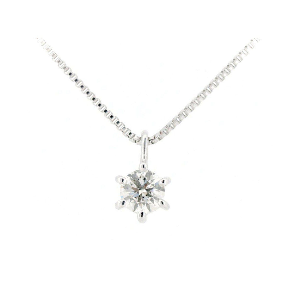 TASAKI Diamond Necklace 0.24ct Single Stone K18WG (18K White Gold)  Shop