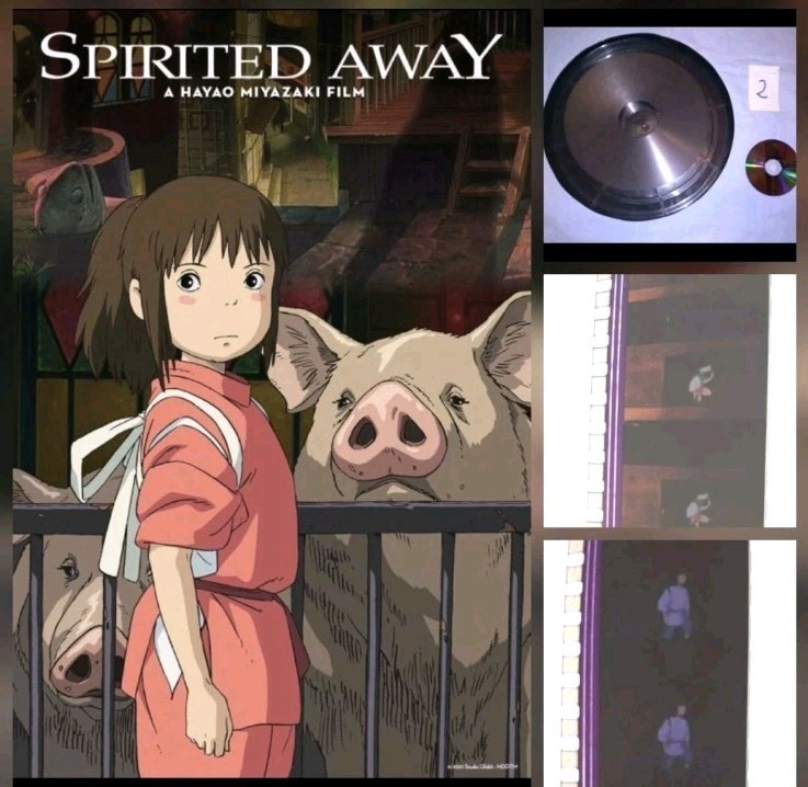 35mm SPIRITED AWAY "REEL 2" (2001) FEATURE FILM/MOVIE/TRAILER STUDIO GHIBLI