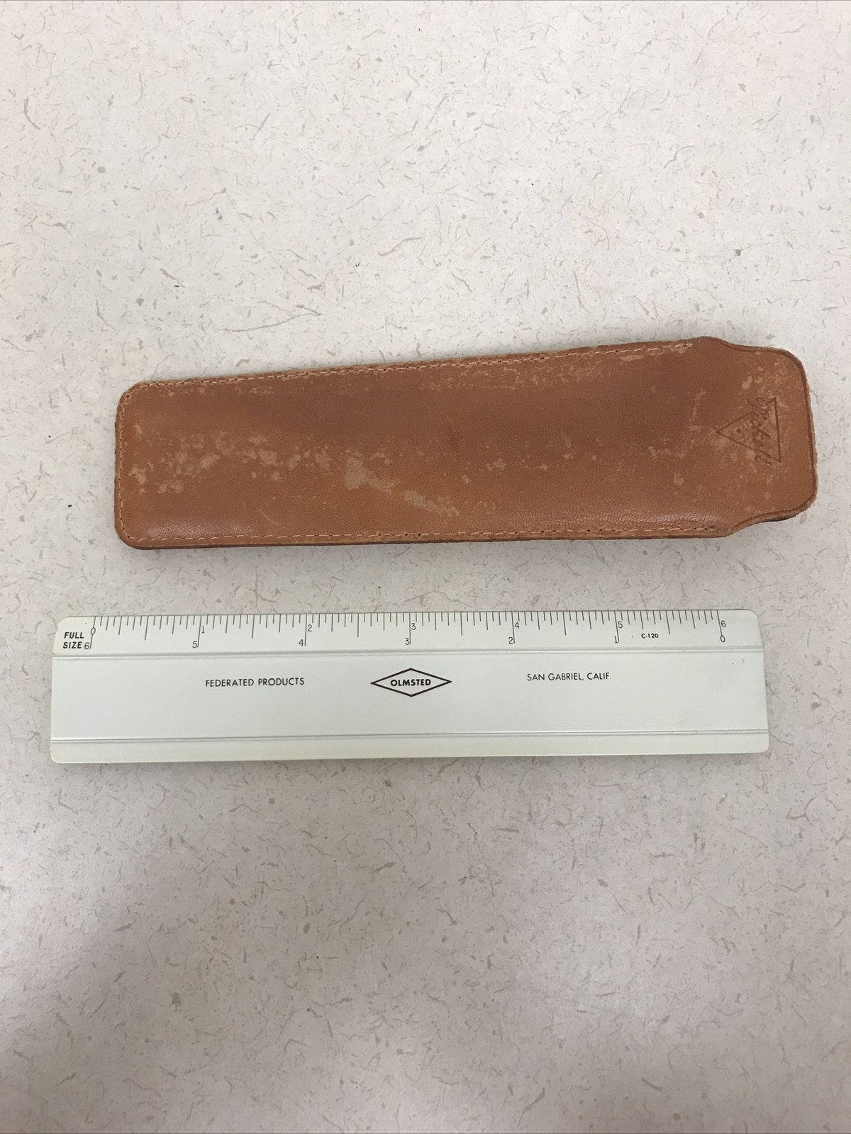 Vintage Pickett Ruler Olmsted Federated Rule Case USA C-120