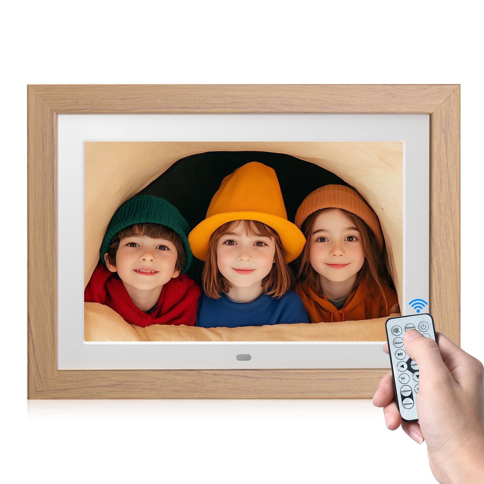 10.1" Digital Picture Frame with Remote Control, 1280 * 800 IPS Full View Ult...