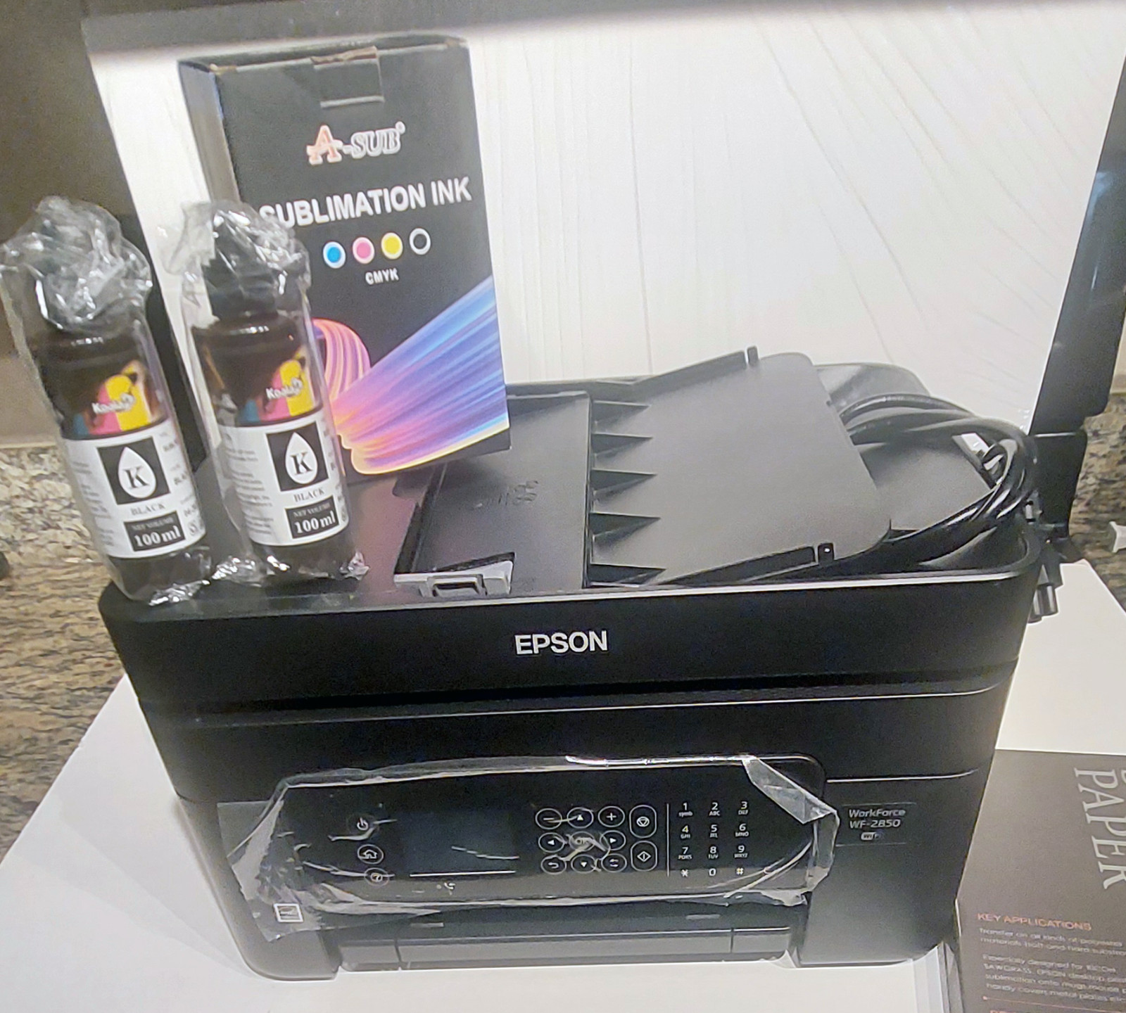 Epson Workforce WF-2850 Wireless All-in-One Printer (Sublimation Printer)