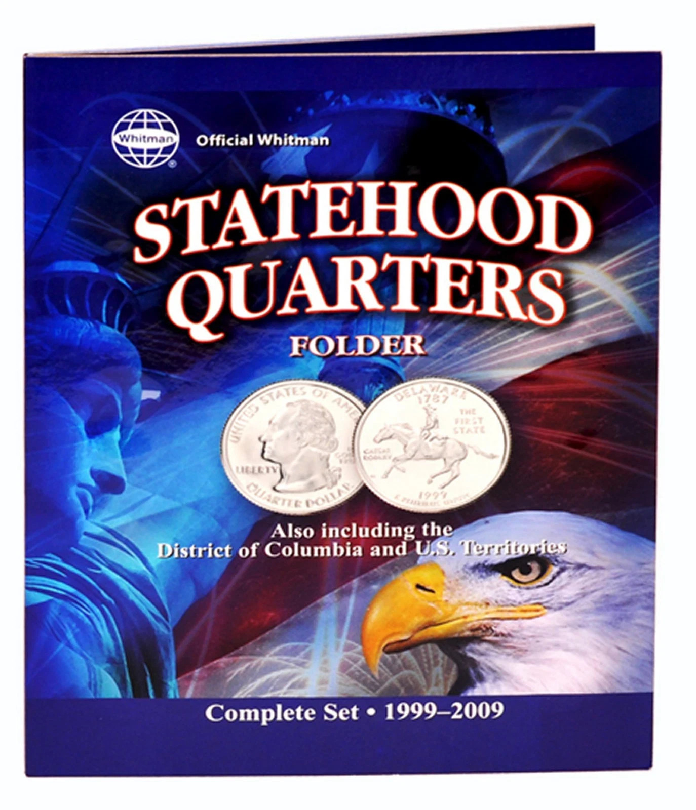 Whitman Coin Folder #8097 Statehood Quarters 1999-2009  Album / Book  25 cent