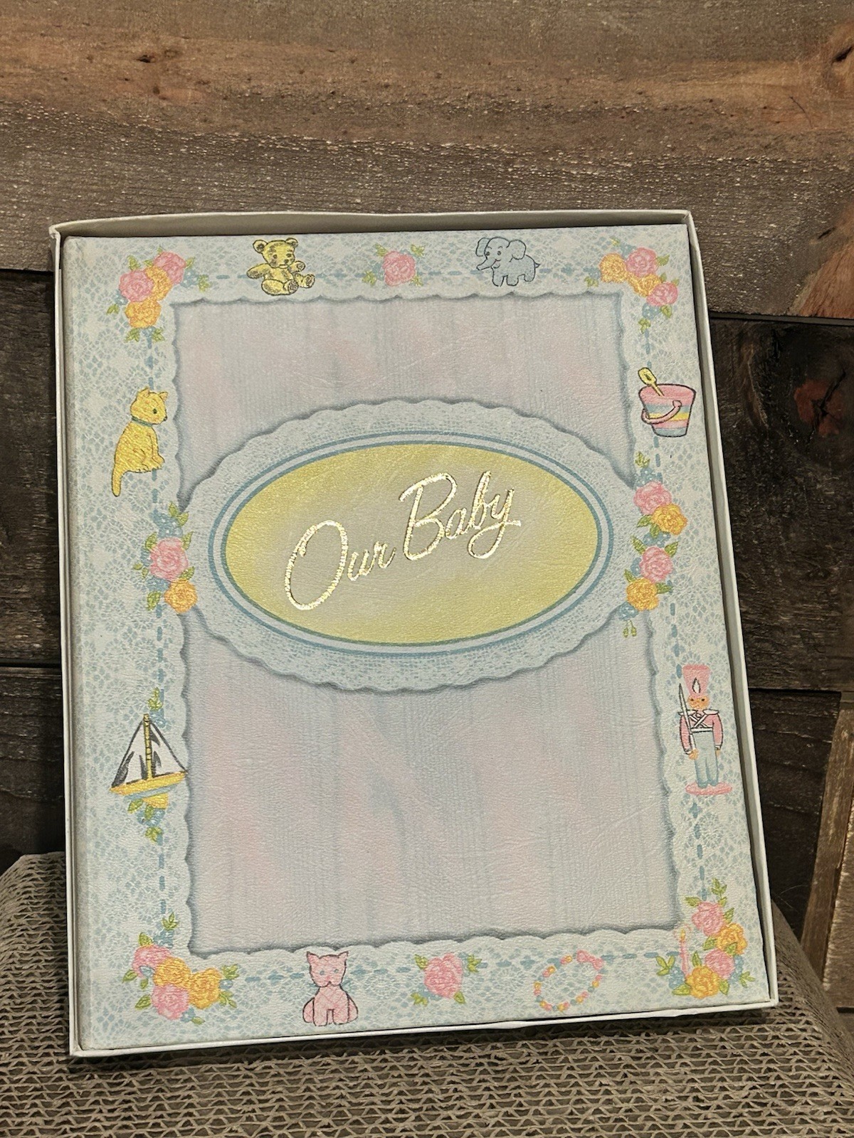 Vtg 1982 SANITOY Our Baby's Record Baby Keepsake Record Photo Book NIB NEW