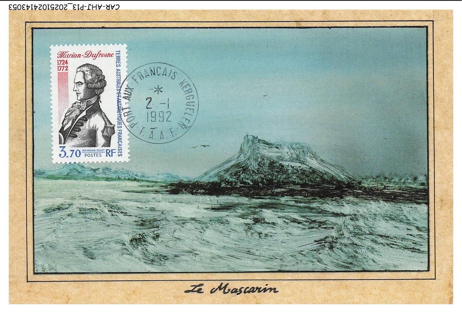CAR-AHJP13-0623-CARD-MAXIMUM - FRENCH SOUTHERN AND ANTARCTIC LANDS -