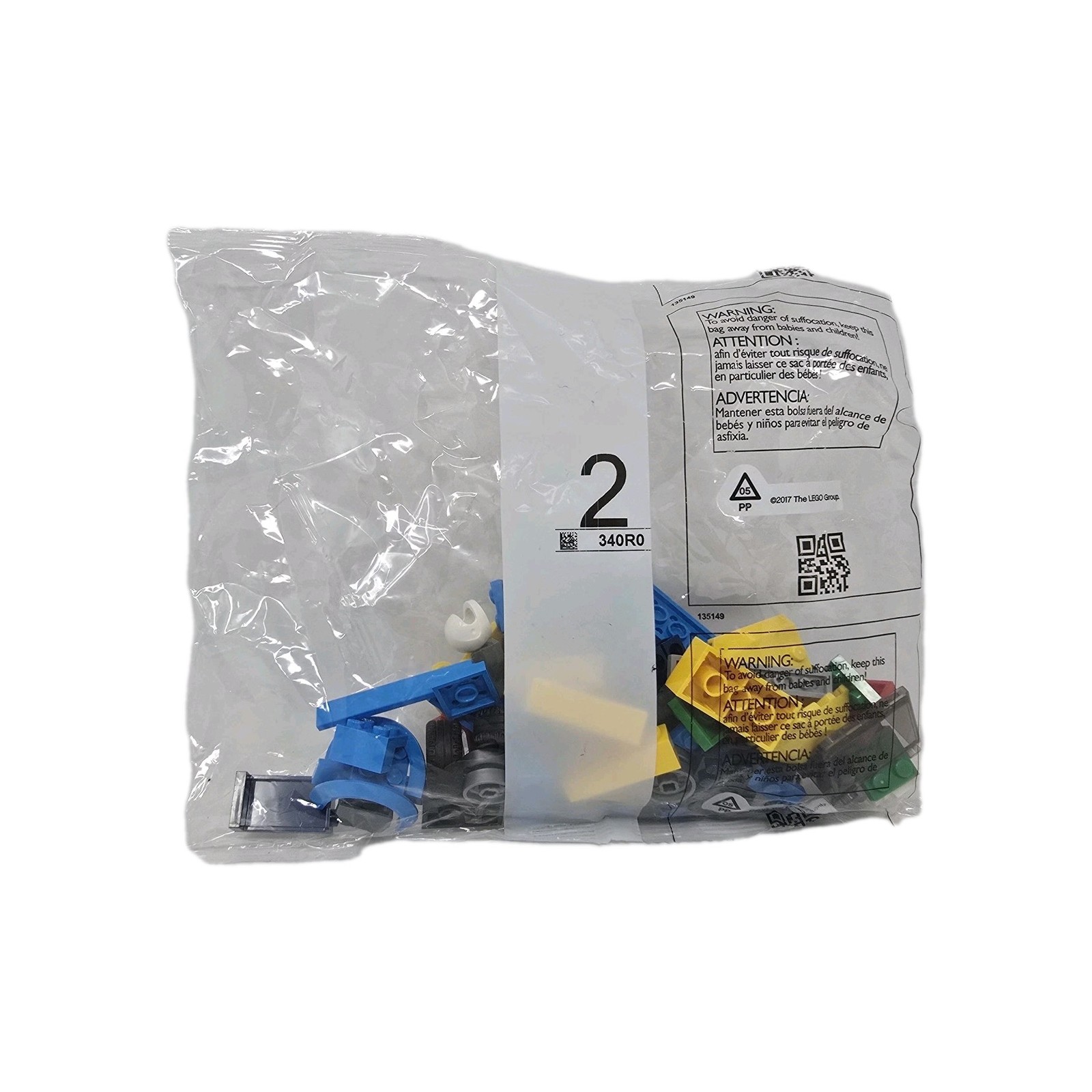 Lego 60256 Racing Cars Bag #2 Sealed Yellow Blue Car Minifigure