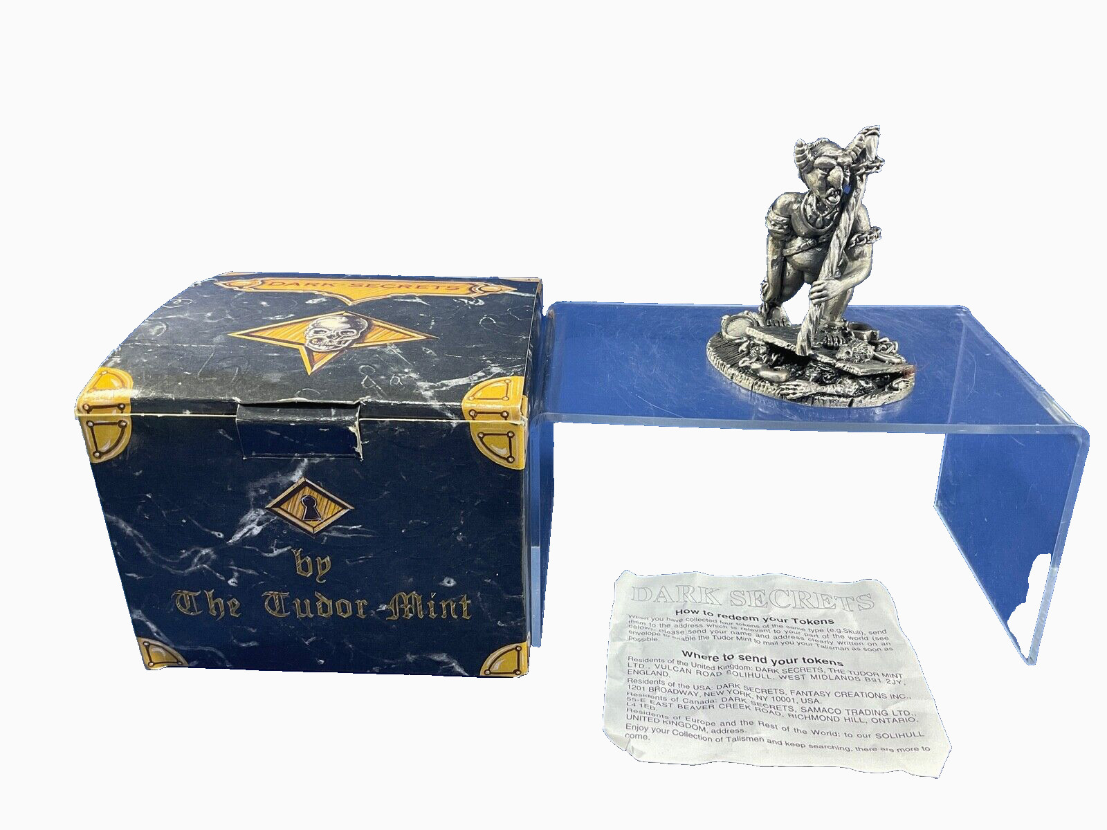 The Tudor Mint, 6216 Dark Secrets- "The Demon Jailer", Pewter, w/Original box