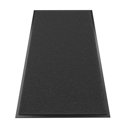 Front Door Mat Outside Entrance Doormat Outdoor Indoor 72" x 36" Black Mesh