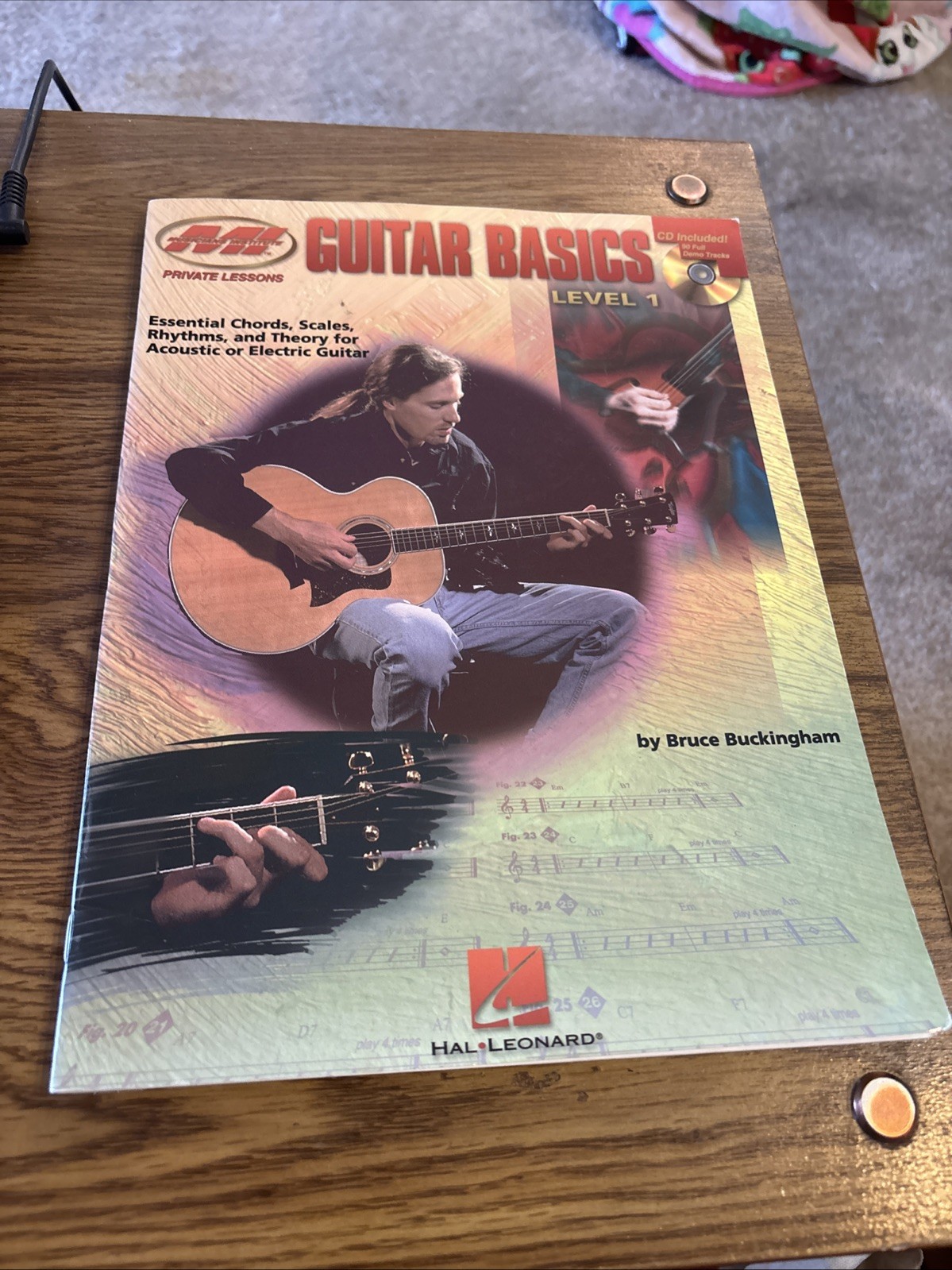 Guitar Basics Level 1 Book & CD Musicians Institute 1997 Bruce Buckingham