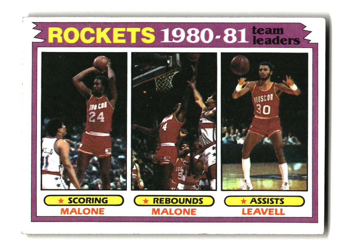 1981-82 Topps #52 Moses Malone / Allen Leavell