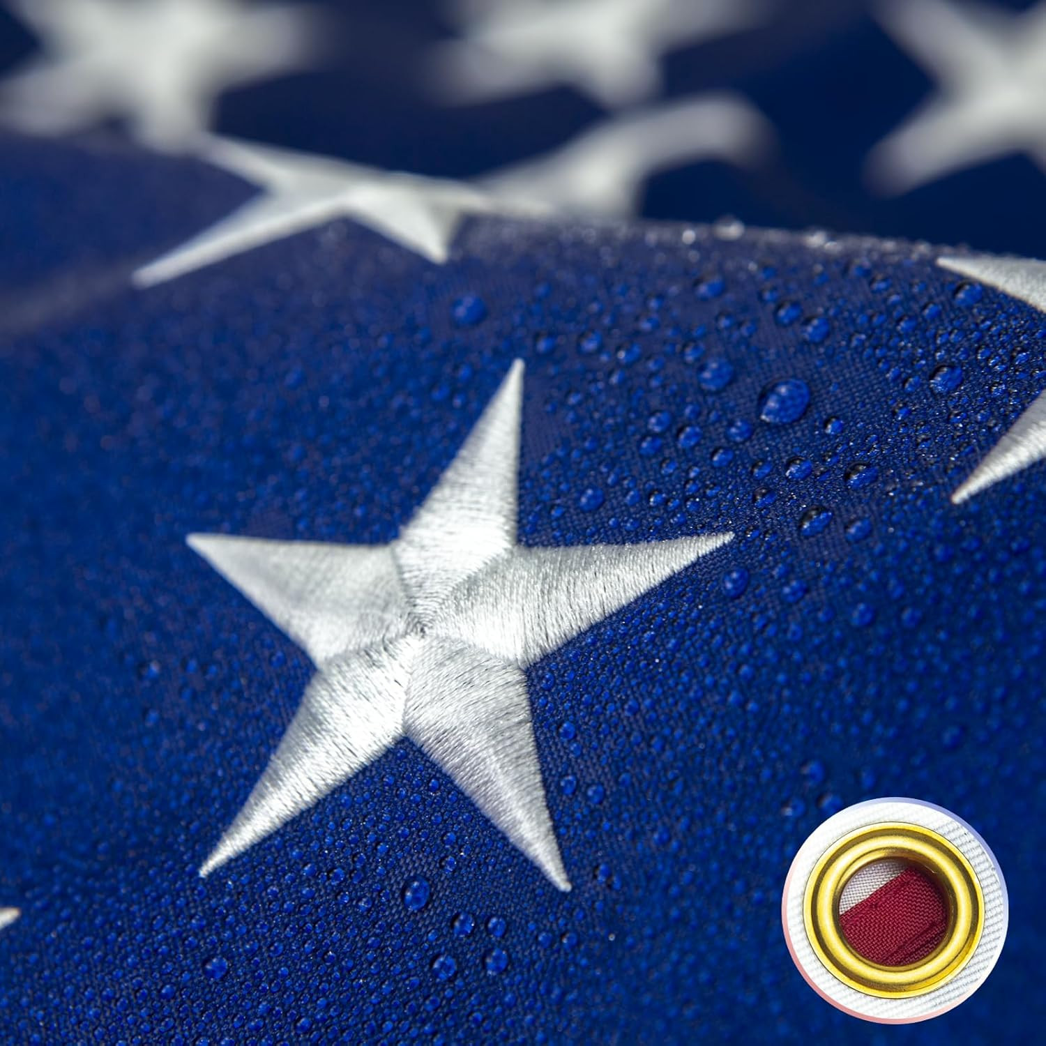 American Flag 2X3 FT for Outdoor or Indoor - All-Weather Heavy Duty Durable USA 