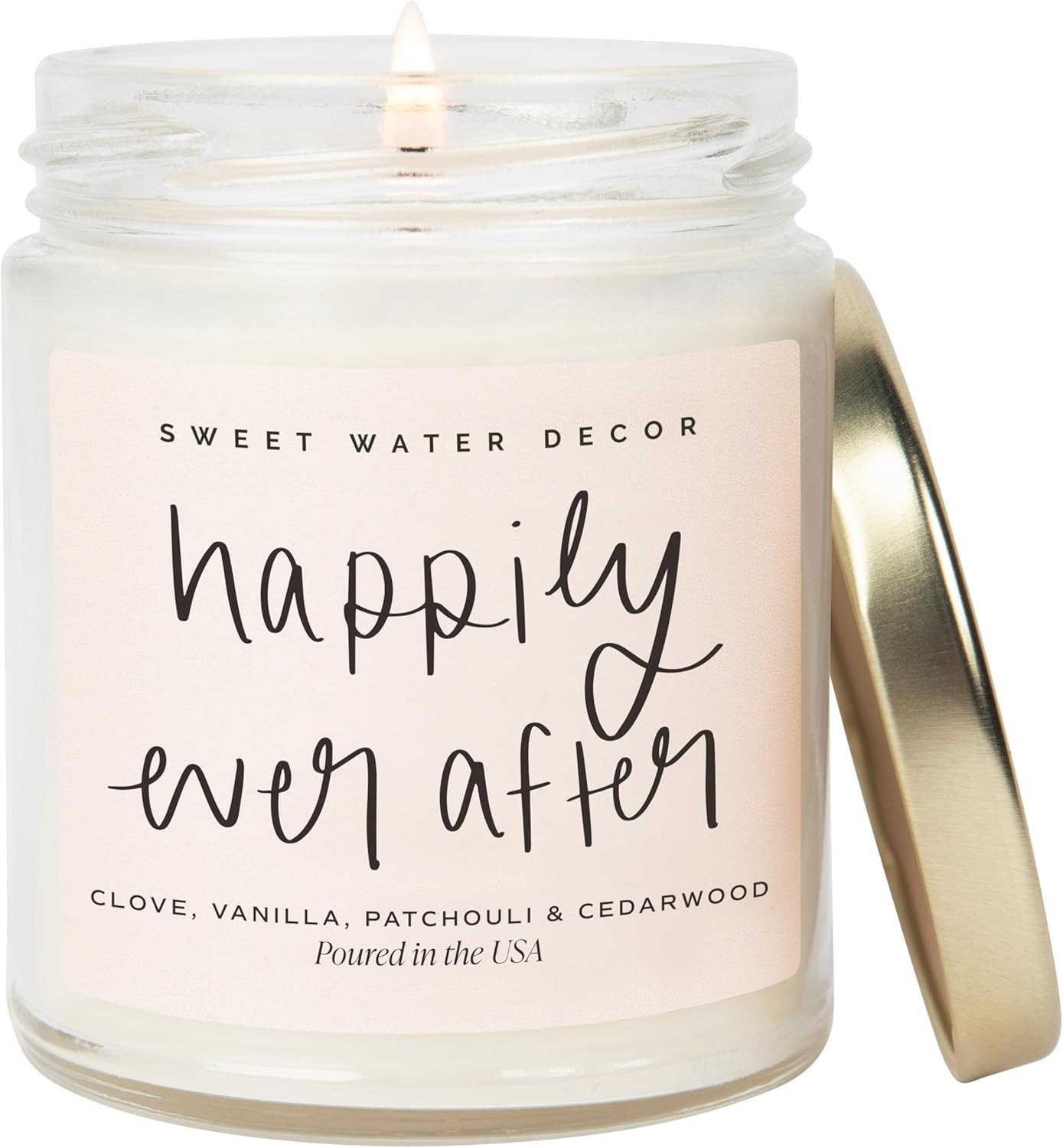 Happily Ever after Candle - Gold Pepper, Clove Leaf, Nutmeg and Lavender Scented