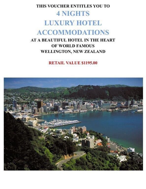 WELLINGTON, NEW ZEALAND 5Days/4Nights Vacation Pkg