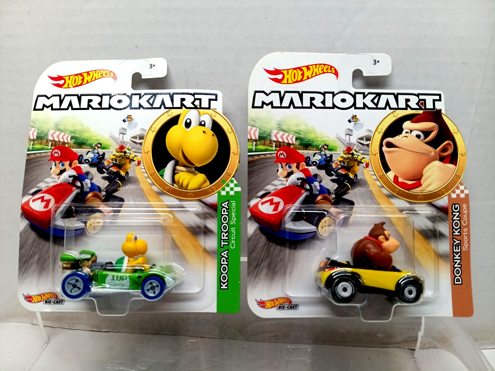 Mattel Hot Wheels Mario Kart KOOPA TROOPA Circuit Special & Donkey Kong  NEW