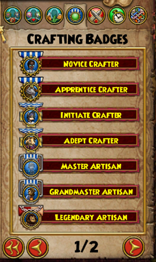 Wizard 101 | Up To Revered Crafting Badge Service (1-6 Hour Delivery)