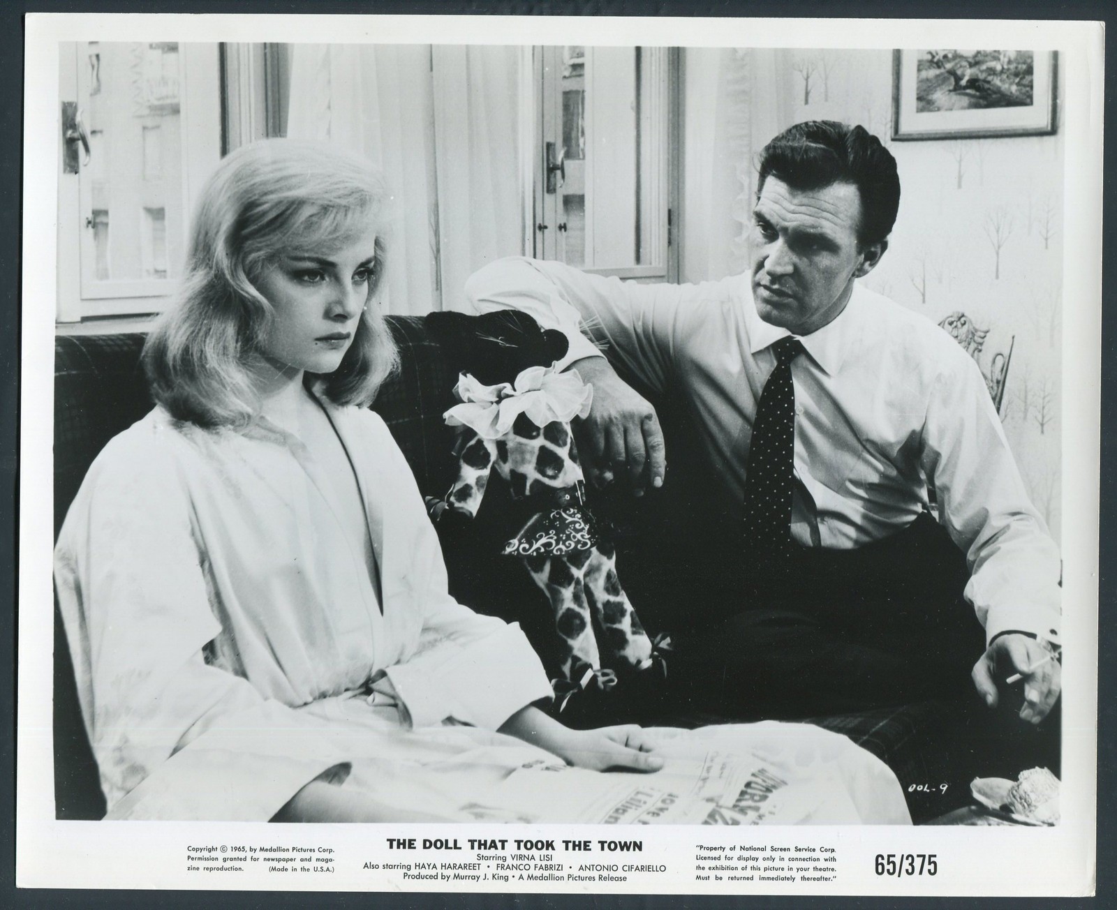 VIRNA LISI FRANCO FABRIZI in The Doll That Took The Town '65 BLONDE