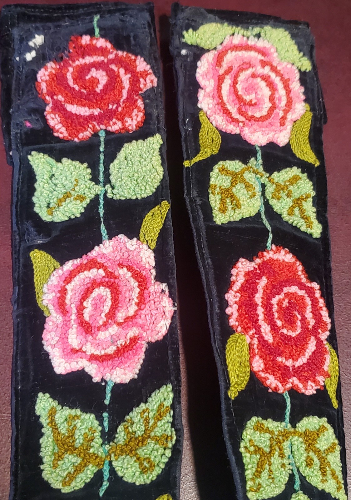 Traditional Bulgariab belt with floral motives
