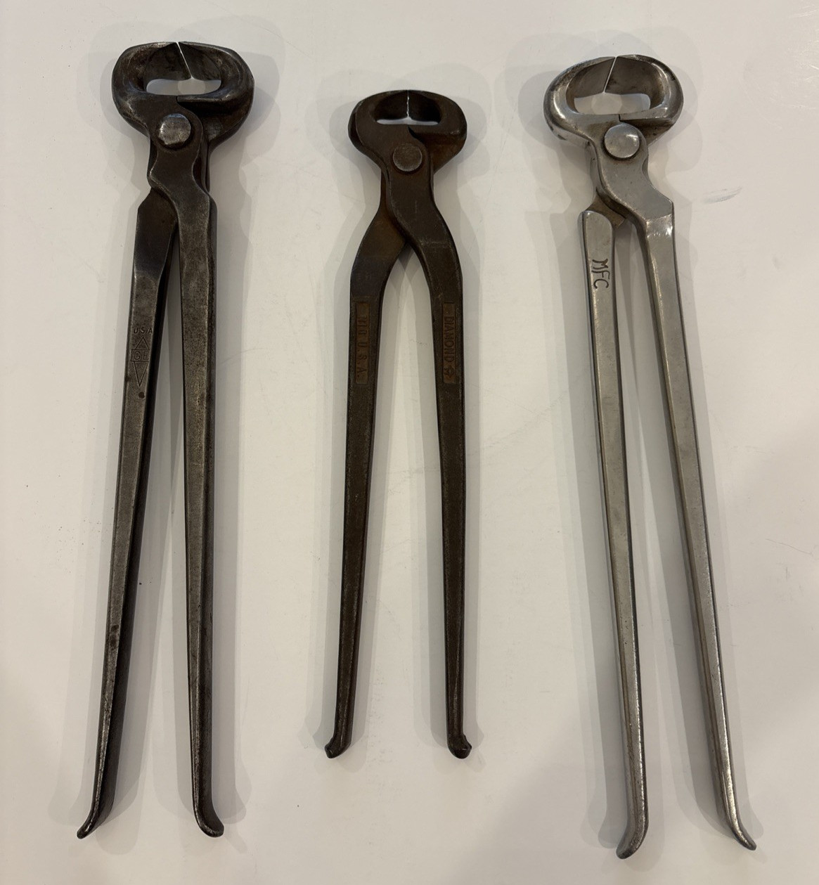 Hoof Nippers Set Of 3, GE, MFC, Diamond