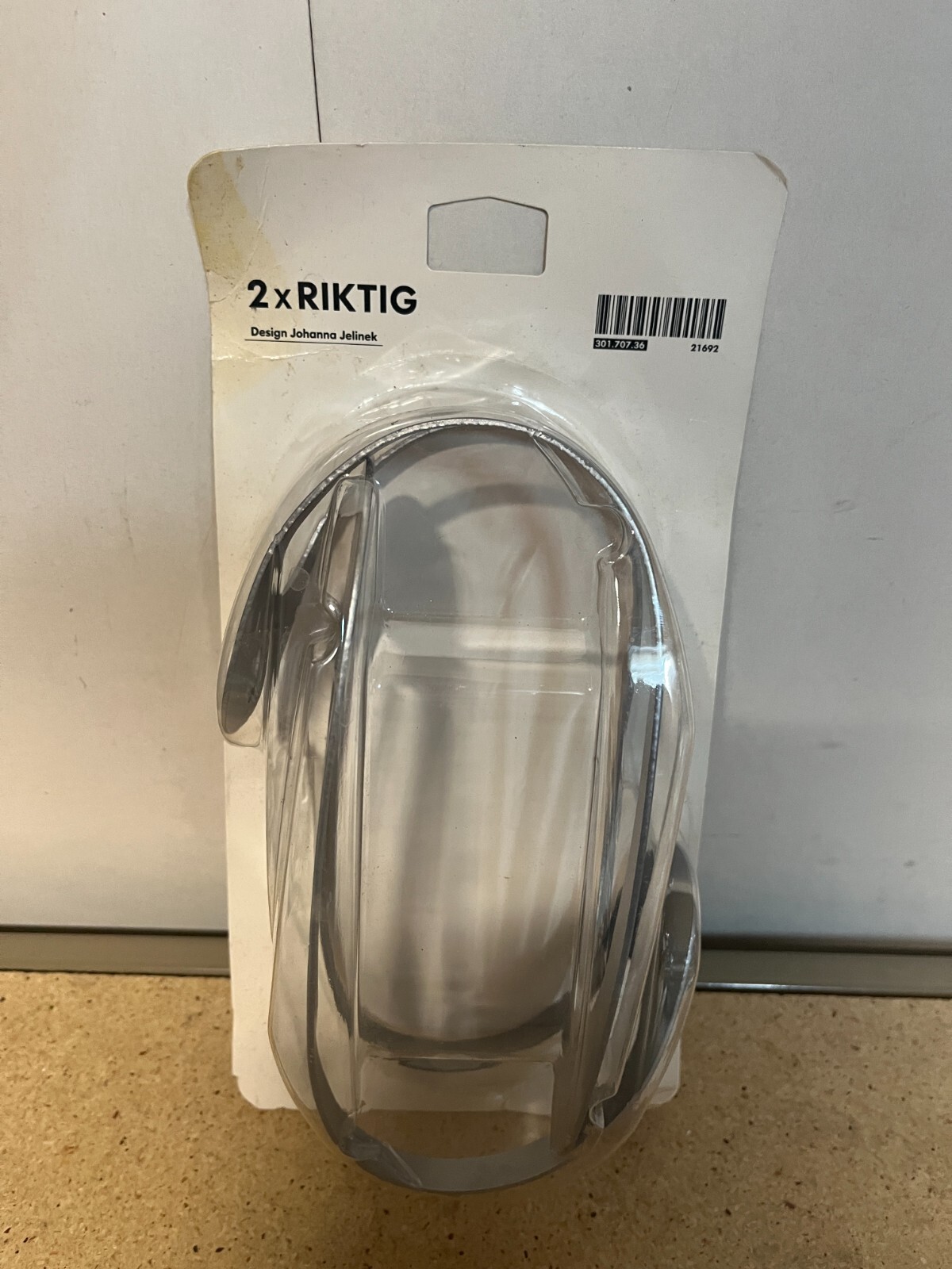 One Pair Ikea Riktig Curtain Drapery Holdbacks 301.707.36 NOS C69