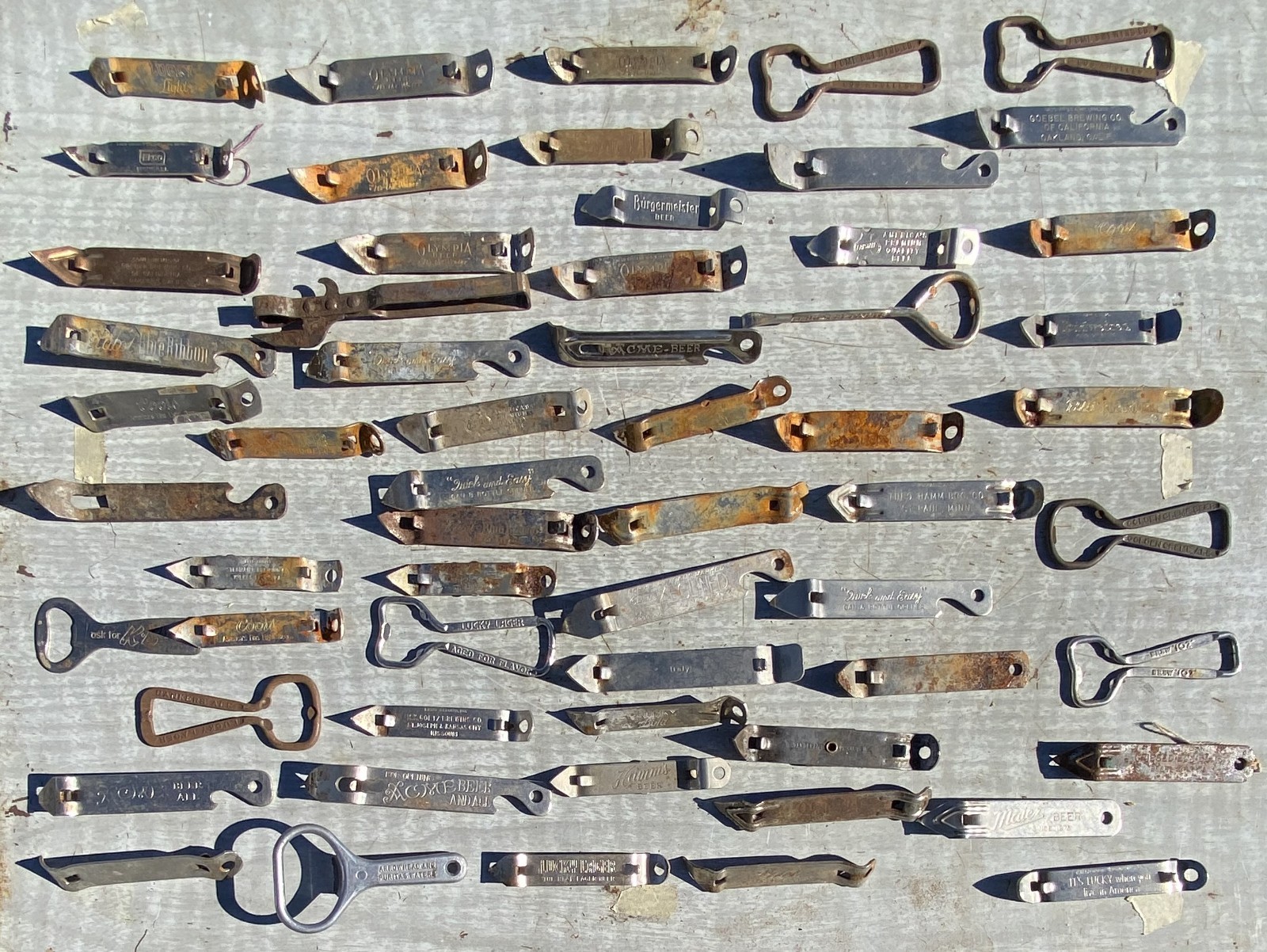 Old Vintage Can Bottle Soda Beer Opener Ale Brewery Advertising Collection Lot