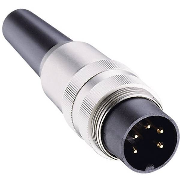 Lumberg SV 70 Circular Connector DIN Straight Plug Number Poles (num): 7 Argen